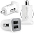 T-Power Dual USB Ports 5v 3.1-amp 12-24V Car Charger